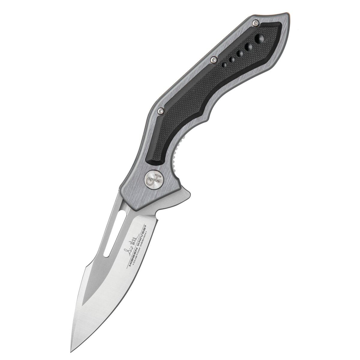 Gil Hibben Hurricane Taschenmesser, schwarz,...