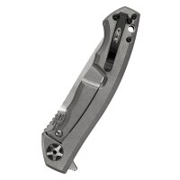 Couteau de poche ZT 0452CF Sinkevich, Large, avec manche en fibre de carbone