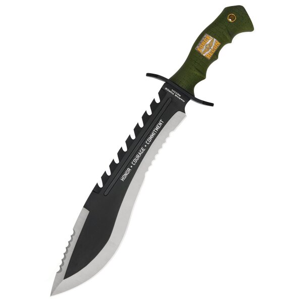 Marine Force Recon Kukri à dos de scie