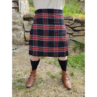 Kilts écossais, 8 Yard Kilt, Black Stewart Tartan