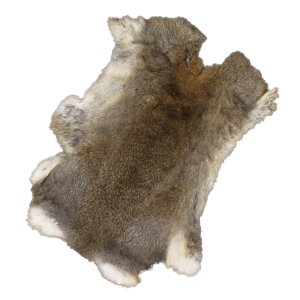 Petite peau de lapin (couleur mélangée) env. 40 x 30 cm