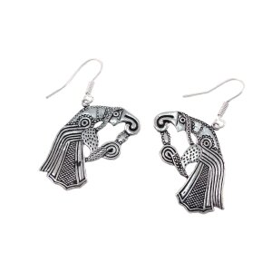 Earrings silver plated &quot;Vendel Ravens&quot;...