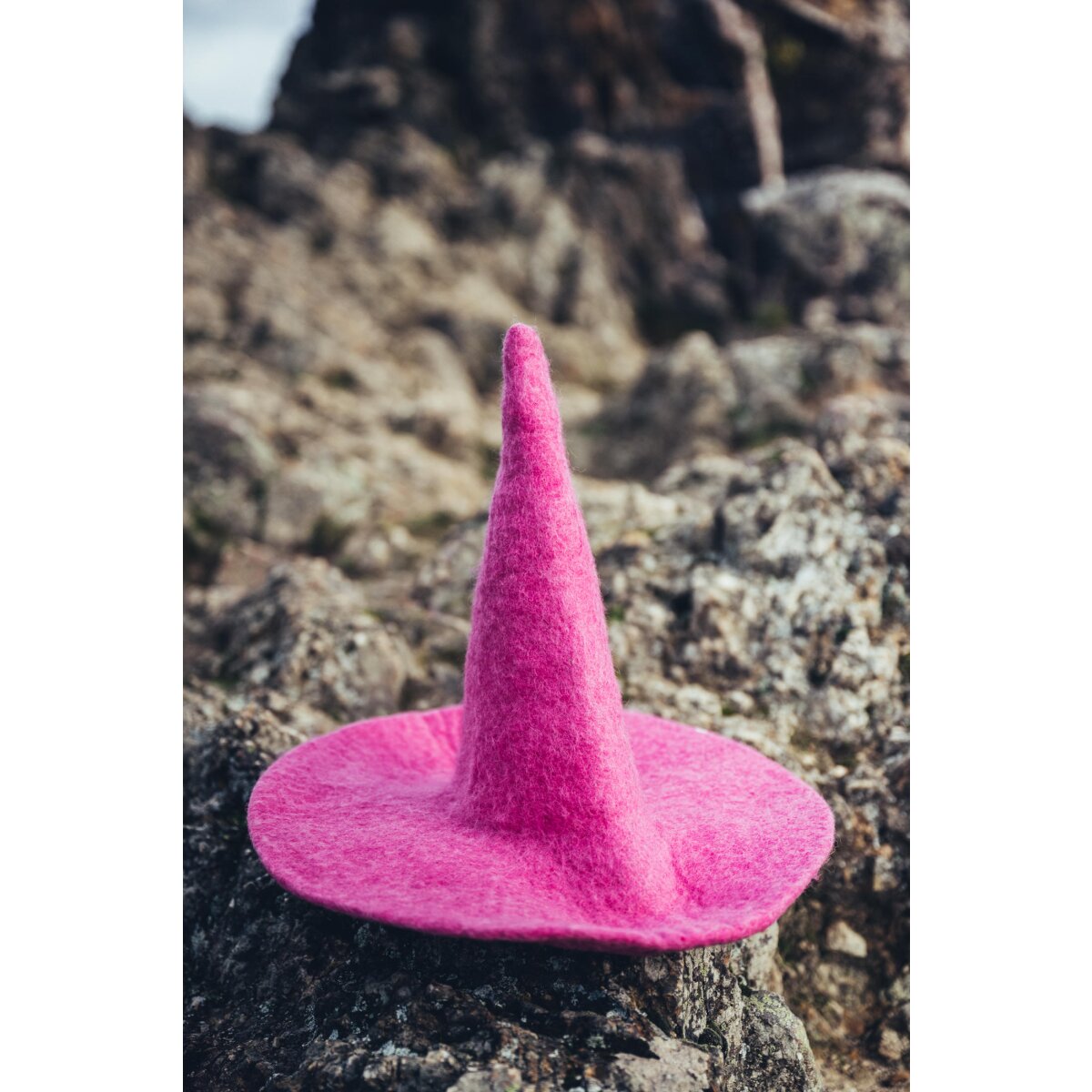 Children witch hat "Dolores" Pink