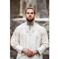 Chemise pirate "Claude" avec manchettes lacées Naturel