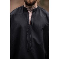 Chemise médiévale noire "Bartholomeus