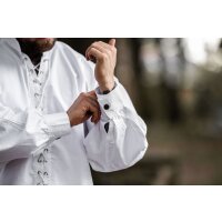 Chemise à lacets blanc "Dagwin