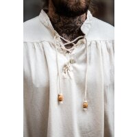 Chemise médiévale en coton grossier naturel "Leopold