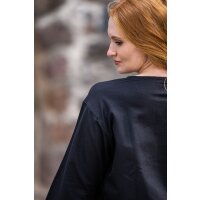 Blouse médiévale noire "Tilda