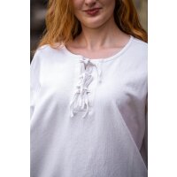 Blouse médiévale blanche "Tilda