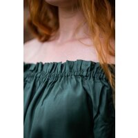 Blouse médiévale classique Vert "Emma