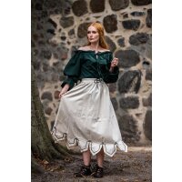 Blouse médiévale verte "Morgan