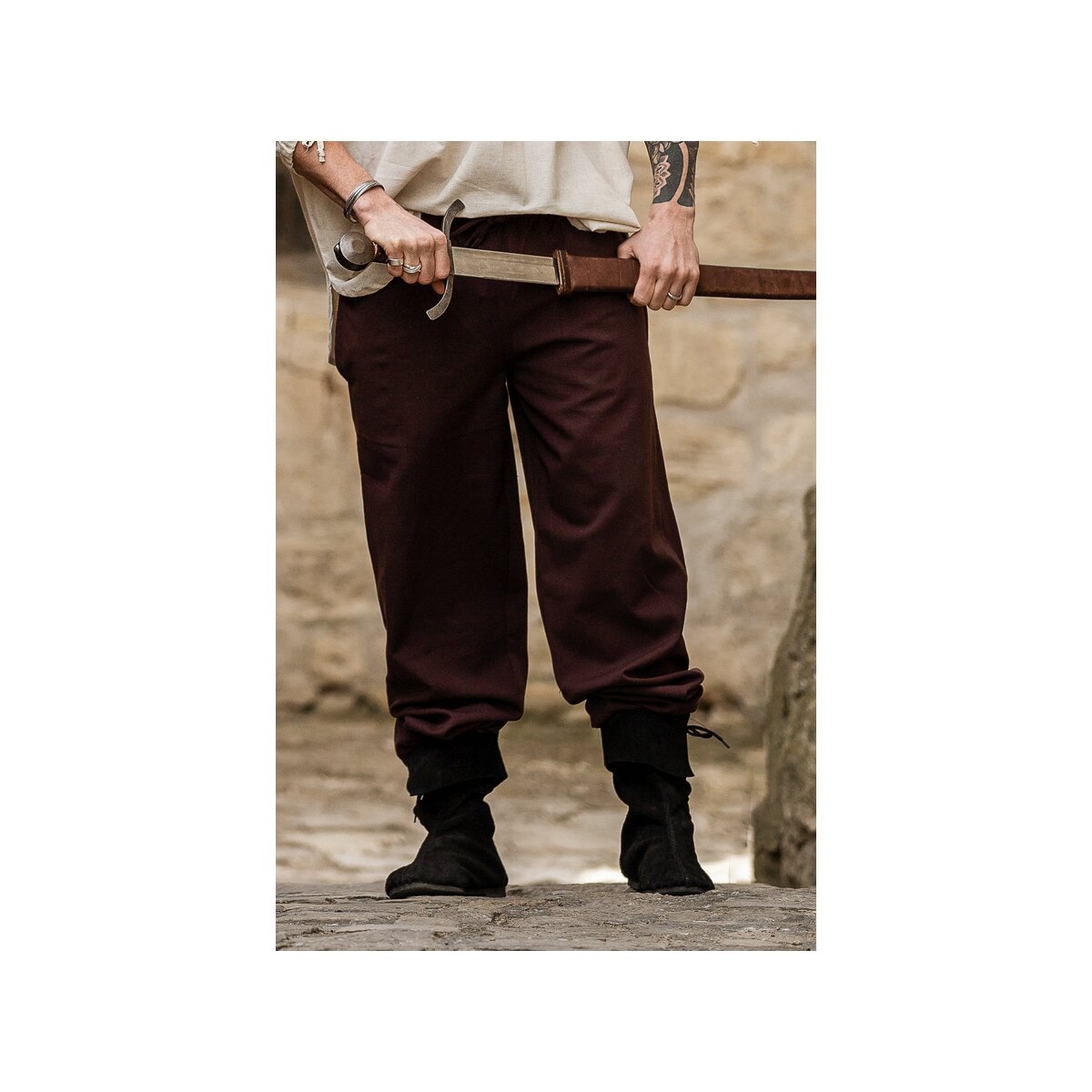 Medieval pants Dark brown "Arvo"