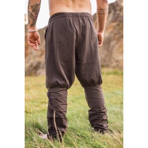 Pantalon Rush avec laçage des jambes Marron "Magnus