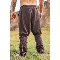 Pantalon Rush avec laçage des jambes Marron "Magnus