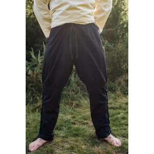 Pantalon Rush avec laçage des jambes Noir "Magnus