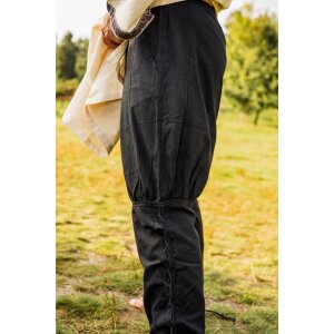 Pantalon Rush avec laçage des jambes Noir "Magnus