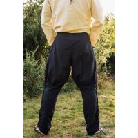 Pantalon Rush avec laçage des jambes Noir "Magnus