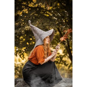 Chapeau de sorcière brun naturel "Glinda