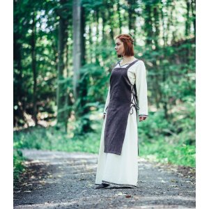 Sur-robe viking brune "Aleiga