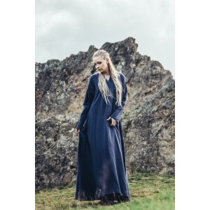 Sous-robe viking en coton Midnight Blue "Valdis".