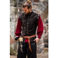 Gilet de velours noble brun "Pierre