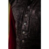 Gilet de velours noble brun "Pierre