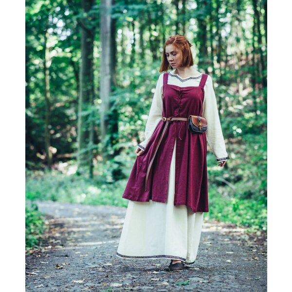 Sur-robe viking rouge "Inka