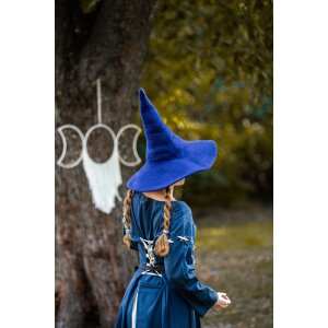 Chapeau de sorcière bleu "Agata