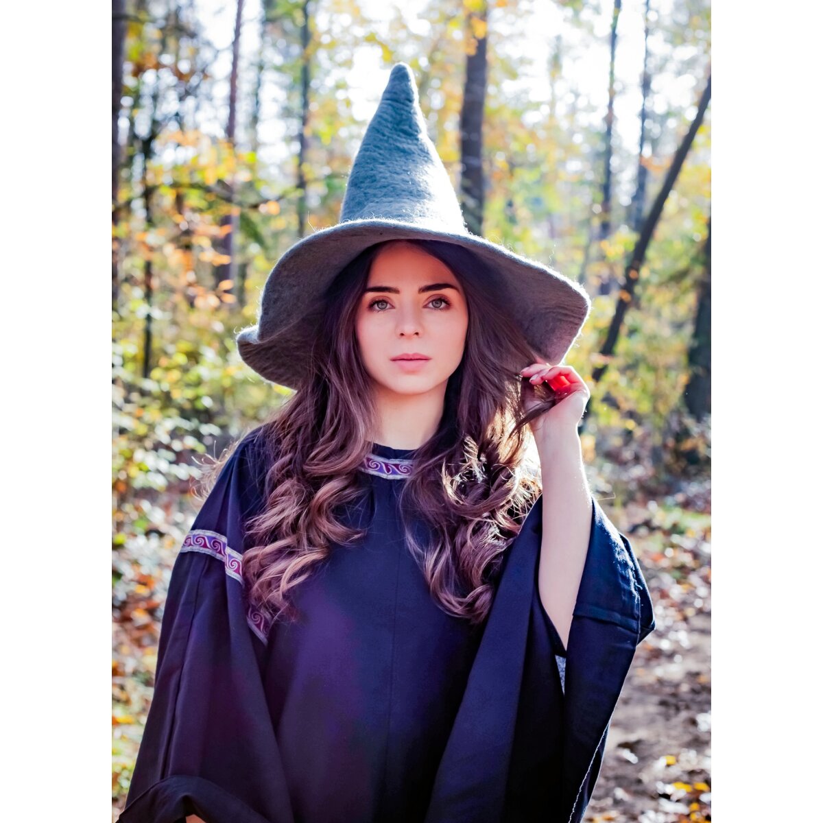 Witch hat Grey "Agata"