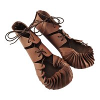 Chaussures médiévales marron