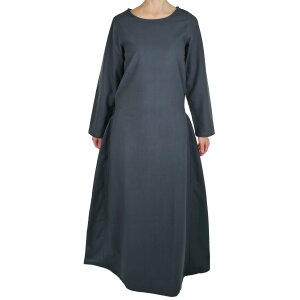 Robe ou sous-robe médiévale classique bleue "Amalie"