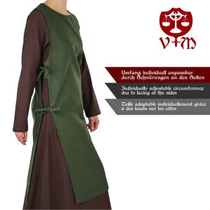 Sur-robe viking classique verte "Lykke"