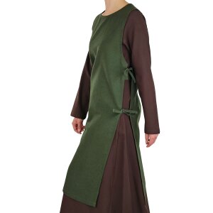 Sur-robe viking classique verte "Lykke"