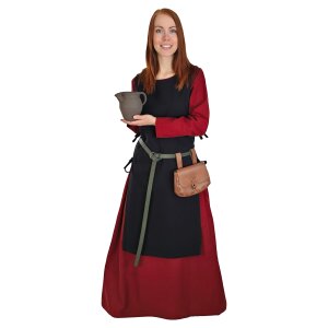 Sur-robe viking classique noire "Lykke"