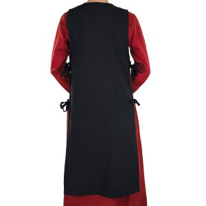 Sur-robe viking classique noire "Lykke"