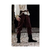 Pantalon médiéval avec élastique brun foncé "Veit