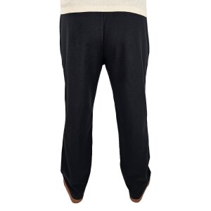 Classique pantalon médiéval simple noir "Sibert"