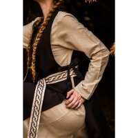 Sur-robe médiévale brun foncé "Magdalena