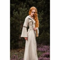Robe médiévale en coton naturel "Angie