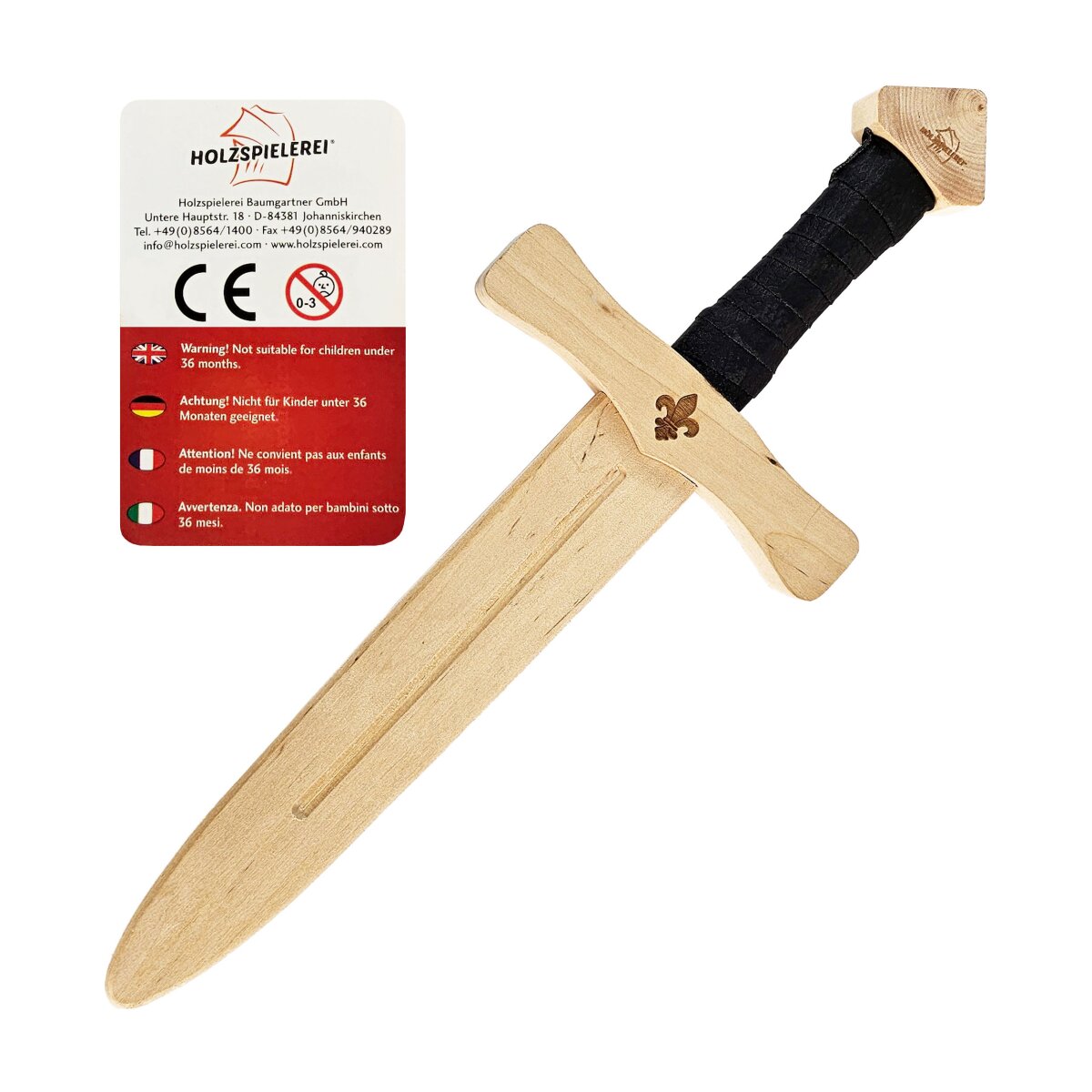 Childrens wooden dagger "Artus"