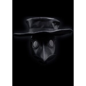 Set du docteur de la peste - masque et chapeau en cuir