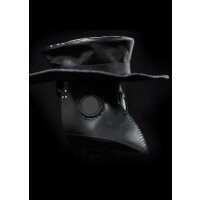 Set du docteur de la peste - masque et chapeau en cuir