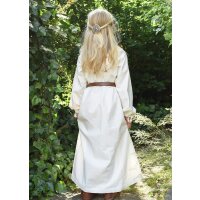 Robe médiévale pour enfants, sous-robe Ana, naturel, taille 146