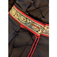 Ceinture médiévale, ceinture en tissu Y avec bordure