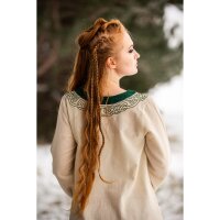 Robe viking nature/verte "Lagertha"