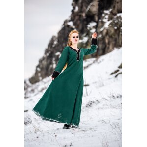 Robe viking verte "Freya"