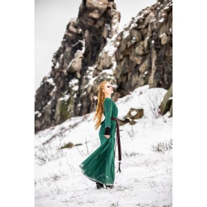 Robe viking verte "Freya"