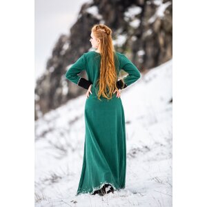 Robe viking verte "Freya"