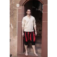 pantalon de lansquenet noir/rouge "Maximilian"