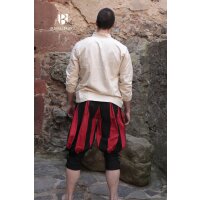 pantalon de lansquenet noir/rouge "Maximilian"